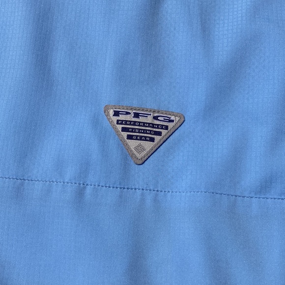 Columbia Performance Fishing Gear Omni Shade shirt  in blue size L - Picture 7 of 8